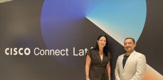 Cisco 360, el nuevo programa de partners que impulsa la innovación y digitalización Alba San Martín, Senior Director Latin America Partner Organization, y Gustavo Velázquez, Sr. Manager Partner Operations LATAM Architectures, Enablement, Engineering & SMB, en Cisco.