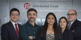 Licencias OnLine habilita casos de uso reales de F5 para acelerar la autonomía del partner Wilson Sigcha, Hernán Mella, Jannet Taboada, Diana Palomino y Jesús Ugalde equipo regional Licencias OnLine de F5.