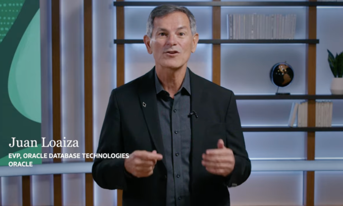 Juan Loaiza, Vicepresidente ejecutivo de tecnologías de bases de datos
