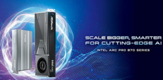 ASRock presenta las placas de video Intel Arc Pro B70 para estaciones de trabajo profesionales ASRock presenta las placas de video Intel Arc Pro B70.
