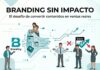 Branding sin impacto: el desafío de convertir contenidos en ventas reales embudo de ventas IT que muestra la desconexión entre el branding y la conversión de ventas en América Latina.