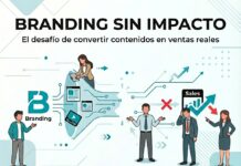 Branding sin impacto: el desafío de convertir contenidos en ventas reales embudo de ventas IT que muestra la desconexión entre el branding y la conversión de ventas en América Latina.