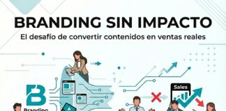 Branding sin impacto: el desafío de convertir contenidos en ventas reales embudo de ventas IT que muestra la desconexión entre el branding y la conversión de ventas en América Latina.