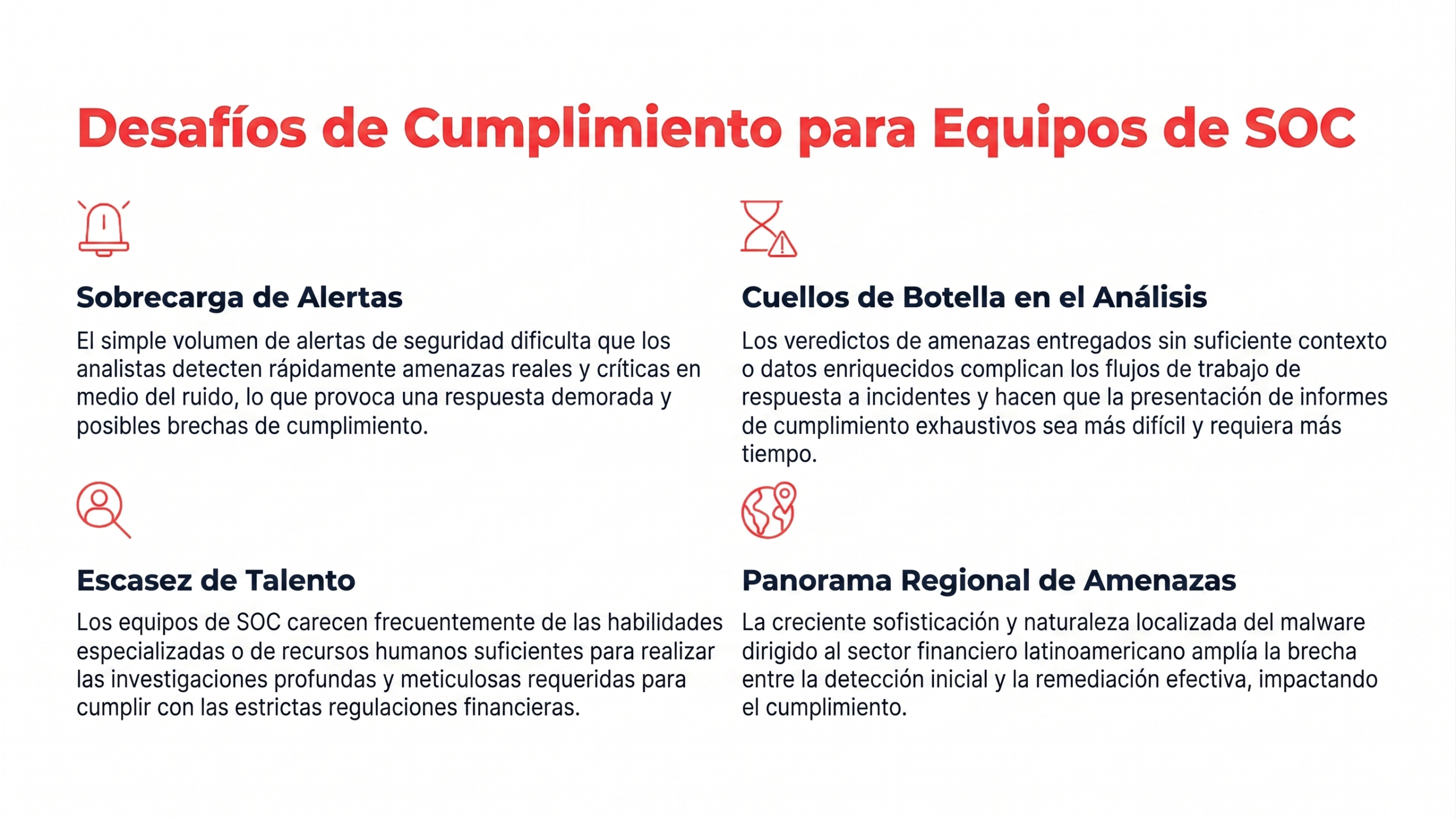 Desafios de SOCs en Chile.