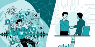 Eficiencia en generación de demanda: Cómo dejar de financiar el ruido digital Ilustración sobre la diferencia entre métricas de vanidad en marketing digital y el flujo de ventas real en el sector IT B2B