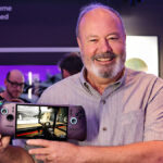 At Computex Taiwan 2026 – Jim Johnson – SVP & GM of Intels Client Computing Group shows off the new MSI Claw 8 EX AI+ powered by the Intel Arc G-Series Extreme processor