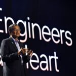 Intel CEO Lip-Bu Tan delivers the Intel keynote at Computex 2026 in Taipei, Taiwan