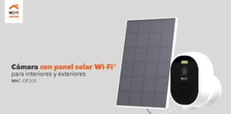 Nexxt Home anuncia el lanzamiento de su nueva Cámara Solar Inteligente Wi-Fi en Chile Cámara Solar Inteligente Wi-Fi.