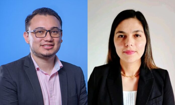 Edison Jair Pedraza Guerrero, Presales Engineer de Red Hat, y Diana Palomino, Presales Engineer de F5, en Licencias OnLine. Edison Jair Pedraza Guerrero, Presales Engineer de Red Hat, y Diana Palomino, Presales Engineer de F5, en Licencias OnLine.