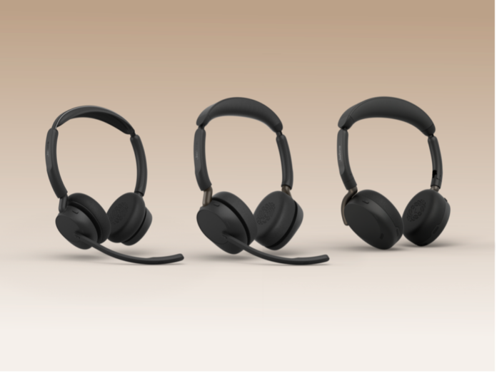 Jabra Auriculares. Jabra presentó los nuevos auriculares Evolve3 65 Flex, Evolve3 65 y Evolve3 45.