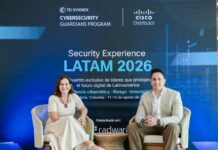 TD SYNNEX y Cisco presentan Guardians Program para América Latina Uri Sánchez, Sr. Director Networking Vendor Business LATAM; y Claudia Cincotto, Sr. Director Security Vendor Business LATAM, en TD SYNNEX.