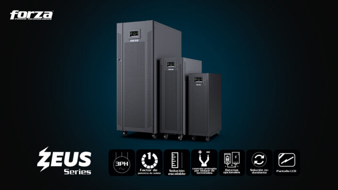 Forza amplía su oferta de energía crítica con nuevas soluciones UPS trifásicas de la familia Zeus